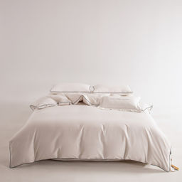 Комплект постельного белья Однотонный Сатин Элитный OCE023 2 спальный 4 Наволочки - Ситрейд фото 5