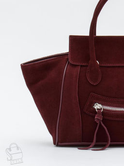 Сумка женская кожаная 999026NN wine red Natale Navetta в Новосибирске