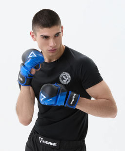 Перчатки MMA INSANE HYBRID IN24-MG200, синий