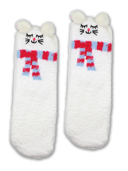 Носки НГ махровые р.35-40 Christmas Зайка