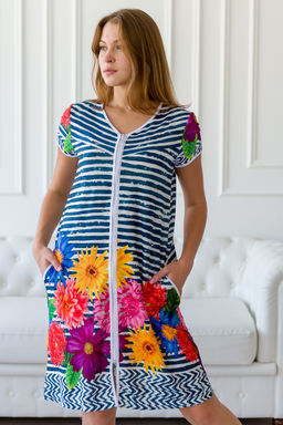 Халат женский из вискозы Есения с рукавом