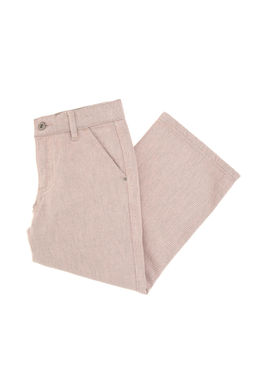 K_z _ocuk Pudra Loose Fit Jean Pantolon Sepette S_rpriz _ndirim