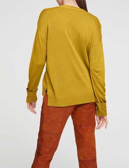Пуловер, горчичный - Heine фото 4