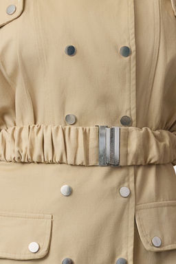 TRENDYOLMILLA Camel Kemerli Mini Dokuma Elbise TWOAW22EL0446  фото 2