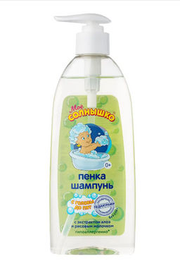 МОЕ СОЛНЫШКО пенка-шампунь 400мл с головы до пят (6шт/кор)