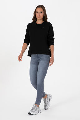 Kad_n Siyah _ardonlu Bisiklet Yaka Basic Sweatsh_rt Sepette S_rpriz _ndirim - U.s. polo assn фото 4