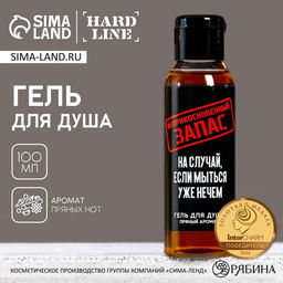 Цена за 2 шт. Гель для душа «Неприкосновенный запас», 100 мл, аромат пряности, Чистое счастье