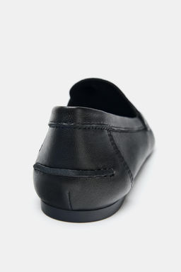 LEATHER PENNY LOAFERS - Zara фото 13