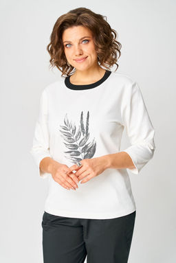 Джемпер Rumoda 2272 молочный_черный