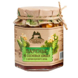 Варенье из сосновых шишек с ядром кедрового ореха 250г