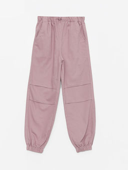 Beli Lastikli K?z ?ocuk Jogger Pantolon