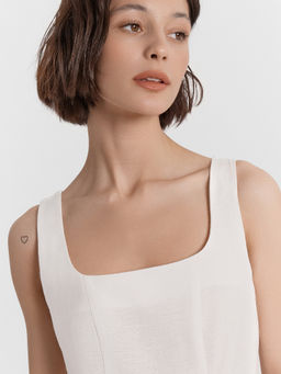 Сарафан женский белый - Mark formelle фото 4