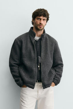 TEXTURED RELAXED FIT JACKET - Zara фото 2