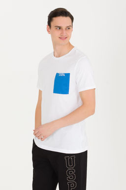 Мужская белая футболка с круглым вырезом Неожиданная скидка в корзине - U.s. polo assn фото 10