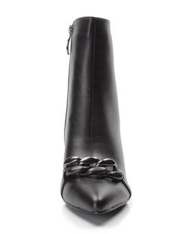 01-PCM343-1 BLACK Ботинки демисезонные женские (натуральная кожа, байка) - Фабричный китай фото 9