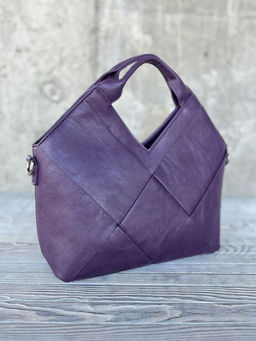 Женская сумка из эко кожи 0025 Фиолетовый