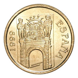 Монета 5 песет 1999 года Испания Мурсия