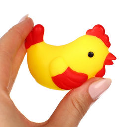 Набор резиновых игрушек для ванны «Друзья», с пищалкой, 8 шт, цвет МИКС, Крошка Я