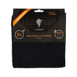 Набор салфеток из микрофибры "Black" 3 шт. арт. 106796