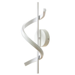 Бра «Спираль» LED 16 Вт 6000К белый 12×40 см