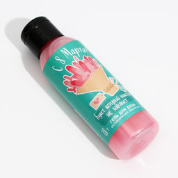 Цена за 2 шт. Гель для душа 8 Марта, 100 мл, аромат клубничной жвачки, 18+, Чистое счастье фото 4