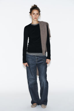 BASIC PLAIN KNIT JUMPER