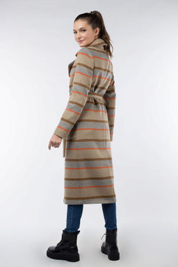 Пальто женское демисезонное (пояс) - El podio фото 4