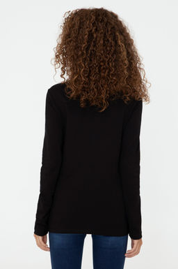 Kad_n Siyah Basic Sweatshirt - U.s. polo assn фото 4