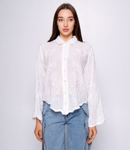 Блуза #КТ808 (8), белый