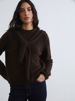 Bisiklet Yaka Kad?n Triko Kazak