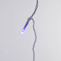 ULD-C3020-264/TTK BLUE IP44 Занавес светодиодный с эффектом мерцания, 3х2м. 264 светодиода. Синий свет. Провод прозрачный. TM Uniel