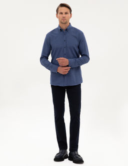 _ndigo Regular Fit Uzun Kollu G_mlek - Pierre cardin фото 4