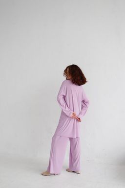 7389 Костюм трикотажный в стиле бохо лавандовый - Martichelli фото 2