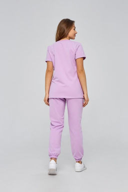 Костюм женский трикотажный мод. 2002 ТрК. Цвет:сиреневый - Стильб фото 4