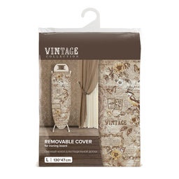 Чехол для гладильной доски, средний, 130*47 см, VINTAGE BIRD, шт