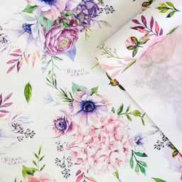 Цена за 10 шт. Бумага упаковочная крафтовая Нежнее нежного, 70?100 см