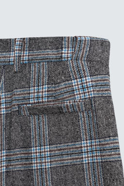 WIDE-LEG CHECK TROUSERS HARRY LAMBERT FOR ZARA X DISNEY  фото 9