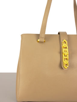 LACCOMA сумка TH1197-1P-капучино натуральная кожа полиэстер  фото 3