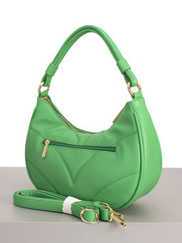 LACCOMA сумка Шерри-Ф826-зеленый эко кожа хлопок  фото 3