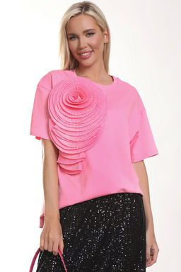Футболка П-2227/3 Цвет:розовый - Леди Агата фото 9