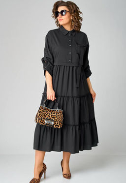 Платье EVA GRANT 7176В черный