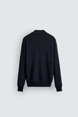 PURL KNIT POLO SHIRT - Zara фото 8