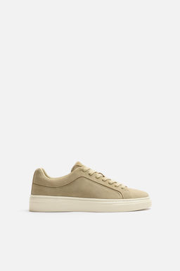 LEATHER TRAINERS