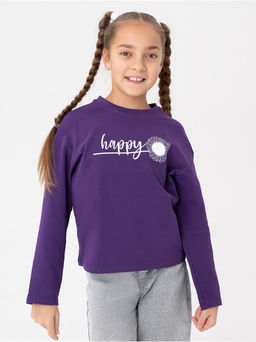 Лонгслив детский Хэппи экрю - София фото 11