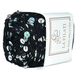 Royal Paillettes пряжа LA FILATI 55%%хлопок 45%пайетки 5х50г/120м