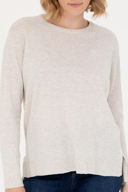 U. S. Polo Assn Женский базовый свитер с круглым вырезом и каменным меланжом - U.s. polo assn фото 20