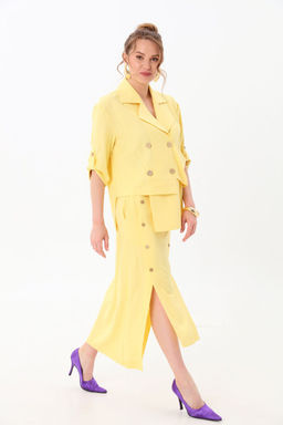 Костюм NIKVA н972-3 лимонный фото 4