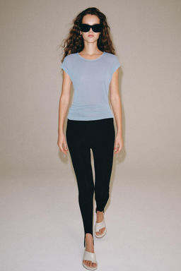 LEGGINGS FUSEAU / Negro