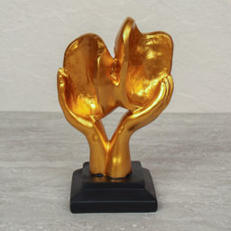 Статуэтка Влюбленные Лица 22 см / 18403A /уп 18/ золото - Галеонтрейд фото 2