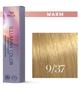 Illumina Color 9/37 Очень светлый блонд золотисто-коричневый, Wella Professionals